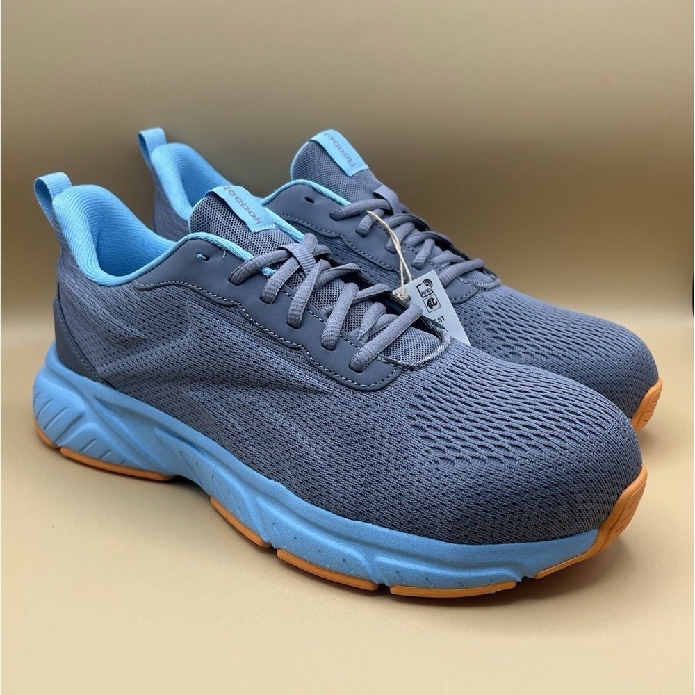 Reebok Work N Comfort Steel Toe Blue Safety Shoes - Women's Size 9.5 NEW